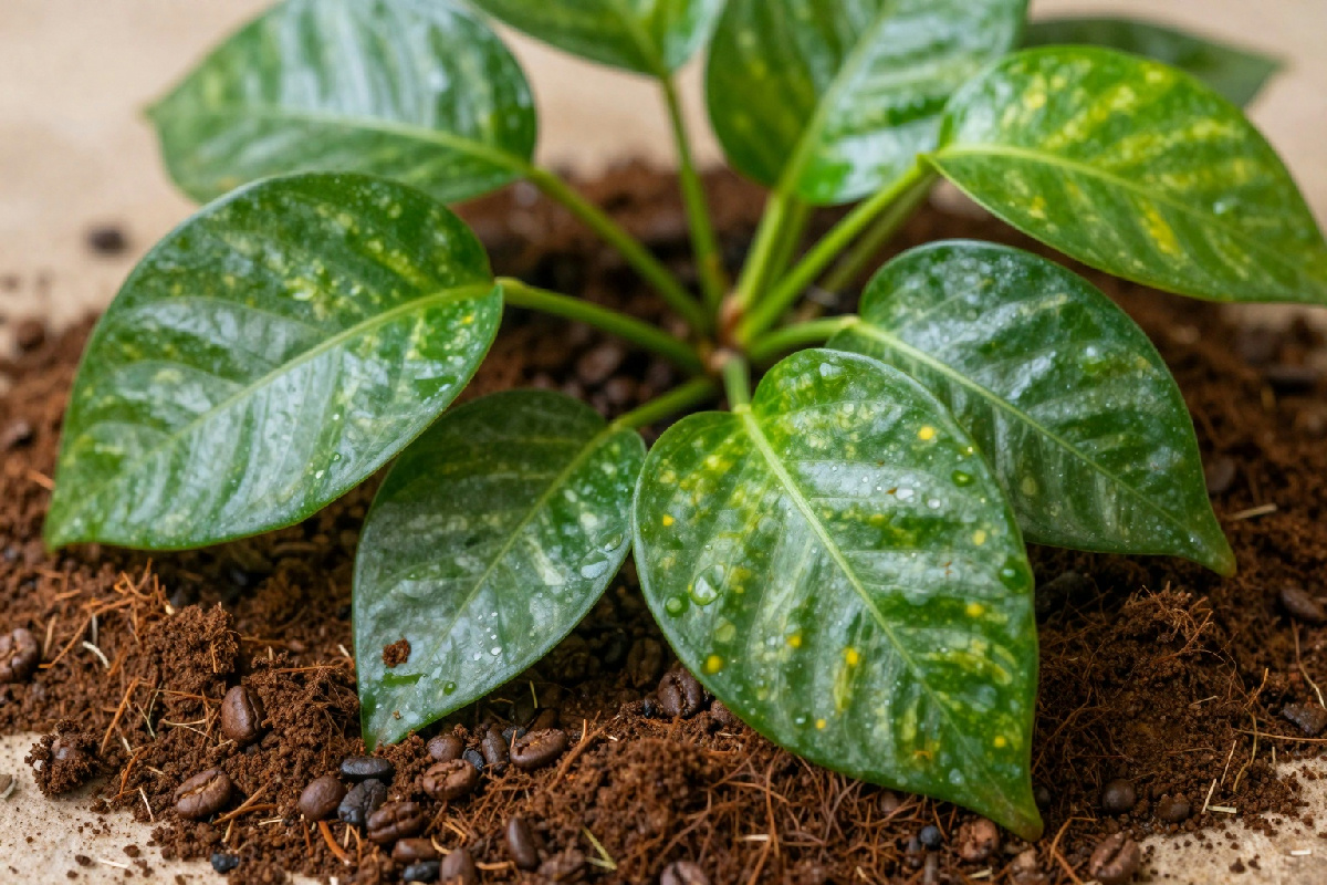 Se hai un pothos, non buttare i fondi di caffè: il trucco per farla crescere rigogliosa